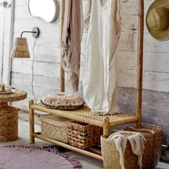 Bloomingville Lenea Wollteppich Ø110 Cm, Lila -Hay || Linie Design || Bloomingville Verkäufe bloomingville lenea rug yellow wool 11