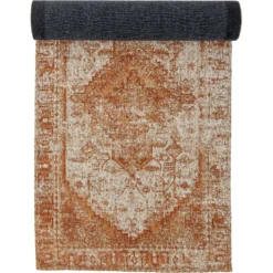 Bloomingville Sirius Baumwollteppich 245x75 Cm, Gelb