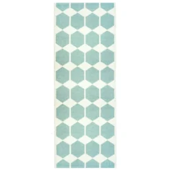 Anna Teppich Aqua, 70x200 Cm