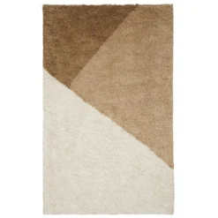Mala Teppich 180x270 Cm, Beige/Hellbeige/Weiß