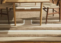 Veda Wollteppich Beige / Off-white / Mocha, 200x300 Cm -Hay || Linie Design || Bloomingville Verkäufe chhatwal jonsson veda matta 170x240 cm mocha beige off white 2 1