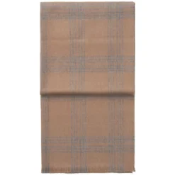 Check Decke 130x190 Cm, Kamelhaarfarben