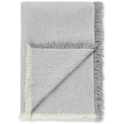 Daisy Decke 130x180 Cm, Hellgrau