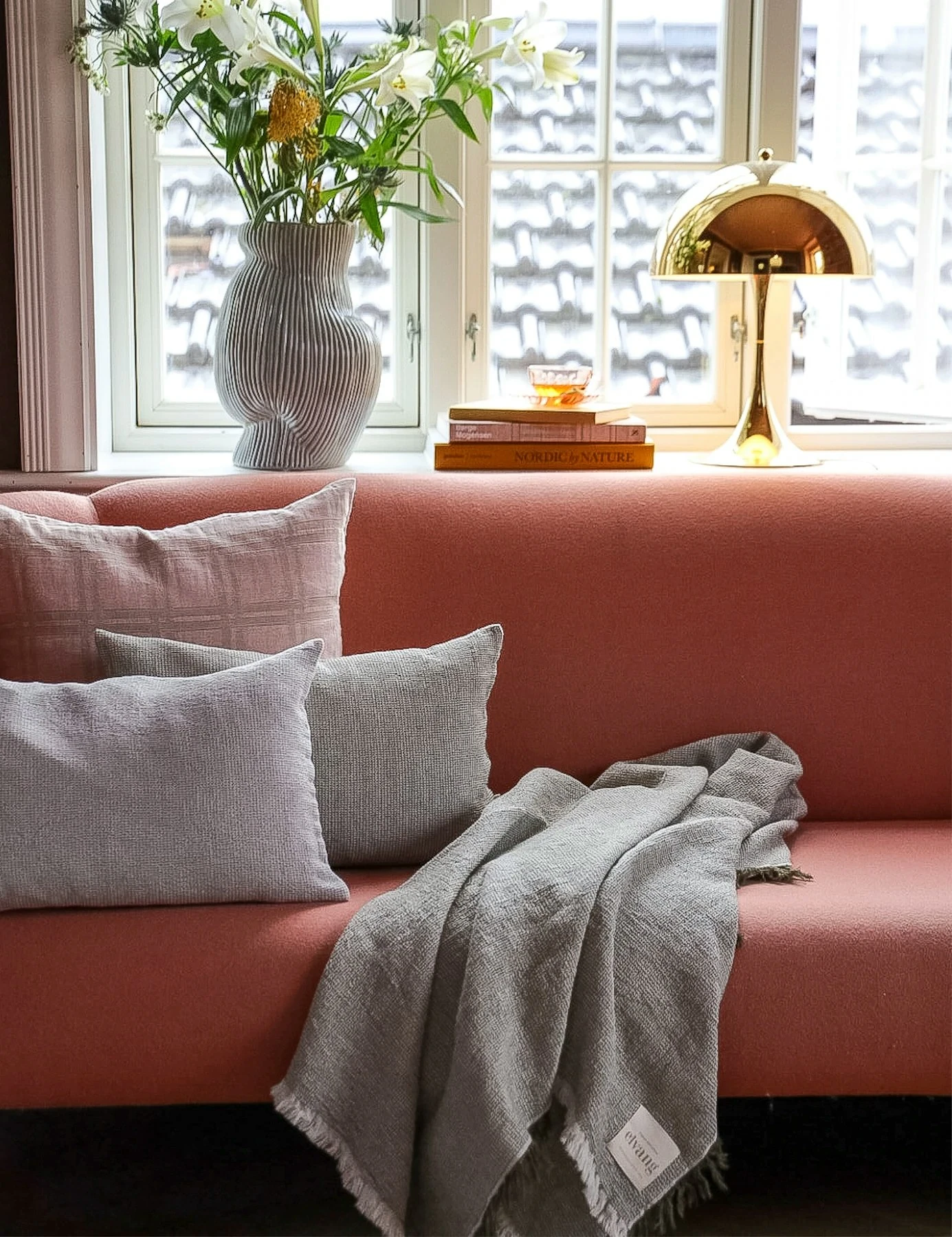 Daisy Decke 130x180 Cm, Bottle Green 2 Daisy Decke 130x180 Cm, Bottle Green – Bild 2