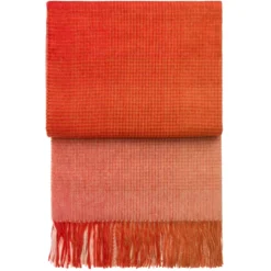 Horizon Decke 130x200cm, Rot/Orange