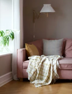 Tweed Decke 130x200 Cm, Hellgelb -Hay || Linie Design || Bloomingville Verkäufe elvang tweed 5