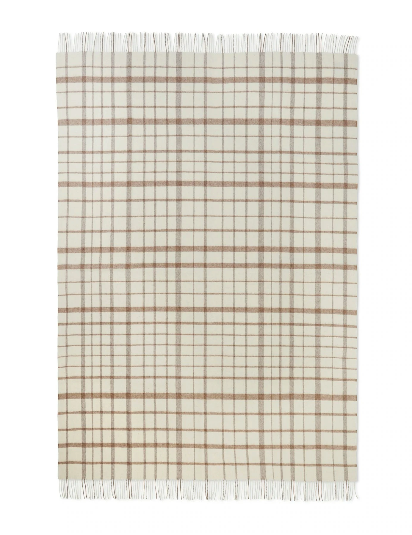 Tweed Decke 130x200 Cm, Mocca 2 Tweed Decke 130x200 Cm, Mocca – Bild 2