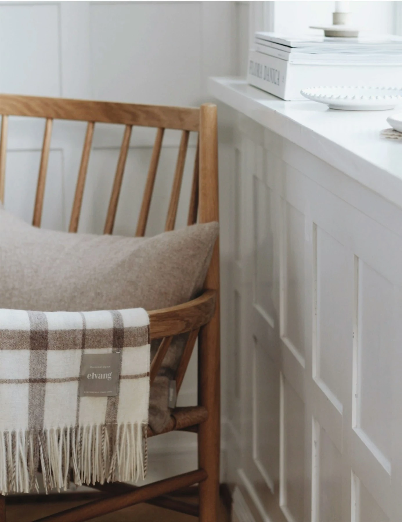 Tweed Decke 130x200 Cm, Mocca 3 Tweed Decke 130x200 Cm, Mocca – Bild 3