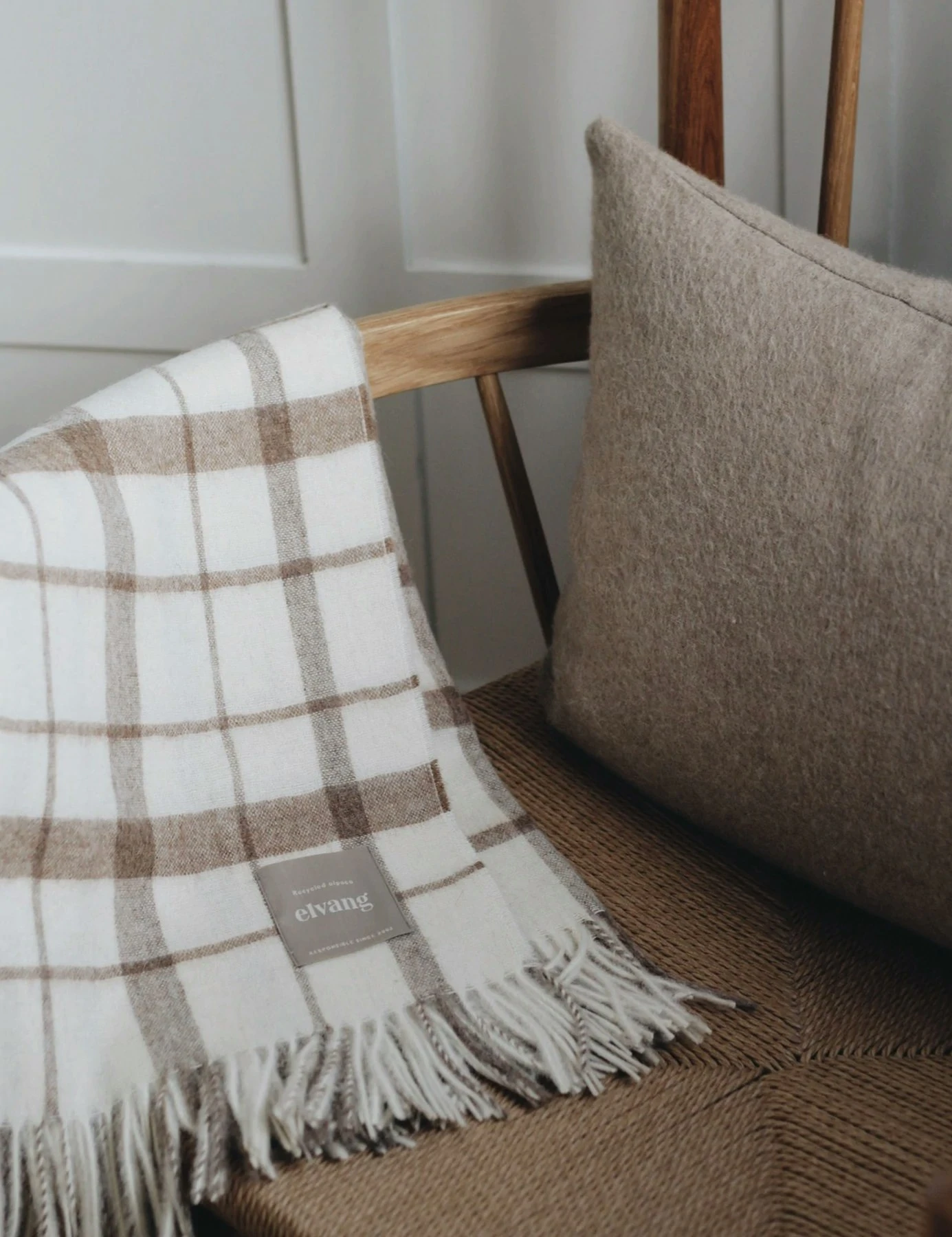 Tweed Decke 130x200 Cm, Mocca 4 Tweed Decke 130x200 Cm, Mocca – Bild 4