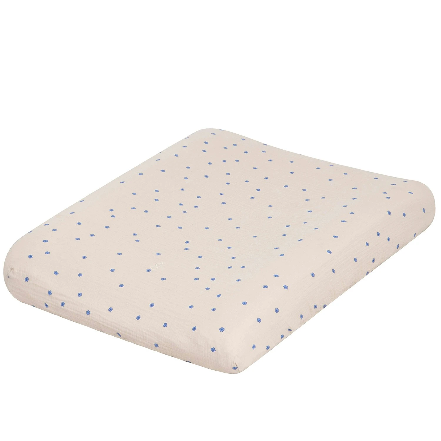 Bleu Wickelauflagenbezug Musselin, 50x70 Cm 1 Bleu Wickelauflagenbezug Musselin, 50x70 Cm