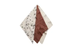 Blueberry Muslin Spucktücher 3-er Set, 40X40 Cm -Hay || Linie Design || Bloomingville Verkäufe garbo friends blueberry muslin burp cloths 3 pack 2