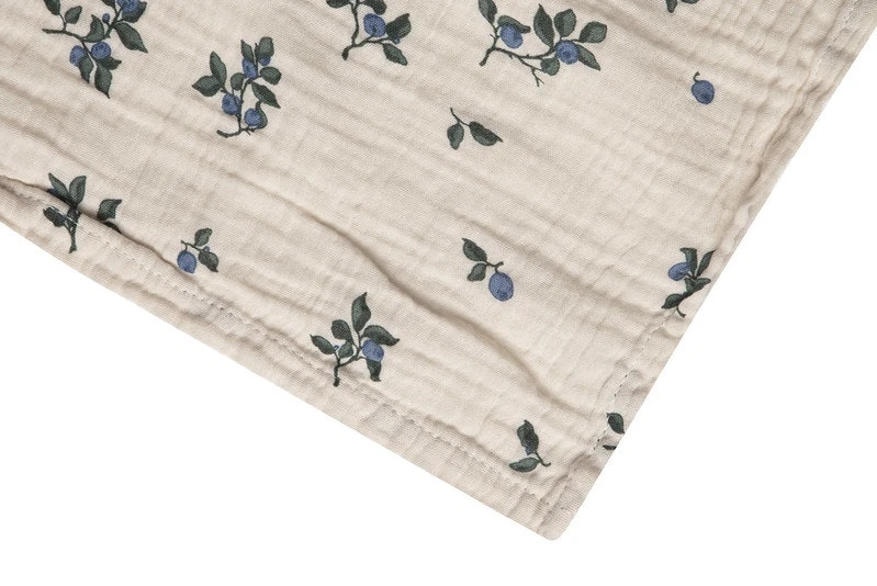 Blueberry Muslin Babydecke, 110x110 Cm 2 Blueberry Muslin Babydecke, 110x110 Cm – Bild 2