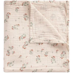 Clover Muslin Babydecke, 110x110 Cm