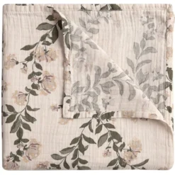Honeysuckle Muslin Babydecke, 110x110 Cm