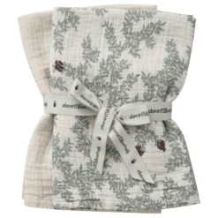 Pomegrante Decken 2-er Set Musselin, 60x60 Cm