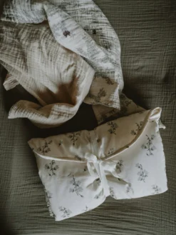 Pomegrante Decken 2-er Set Musselin, 60x60 Cm -Hay || Linie Design || Bloomingville Verkäufe garbo friends pomegraante muslin blanket small 2pcs 5