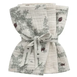 Pomegranate Spucktücher 3-er Set Musselin, 40x40 Cm