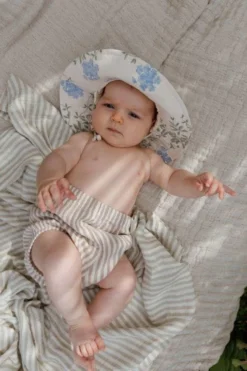 Stripe Anjou Babydecke Musselin, 110x110 Cm -Hay || Linie Design || Bloomingville Verkäufe garbo friends stripe anjou 49