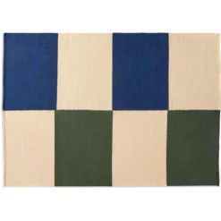 Hay Flat Works Wollteppich, Peach Green Check, 170x240 Cm