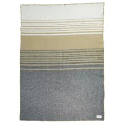 Aiyana No. 02 Wolldecke, Creme/Grau