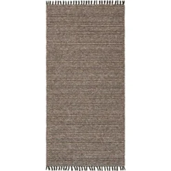 Cotton Tova Teppich 170x250 Cm, Dunkelbraun