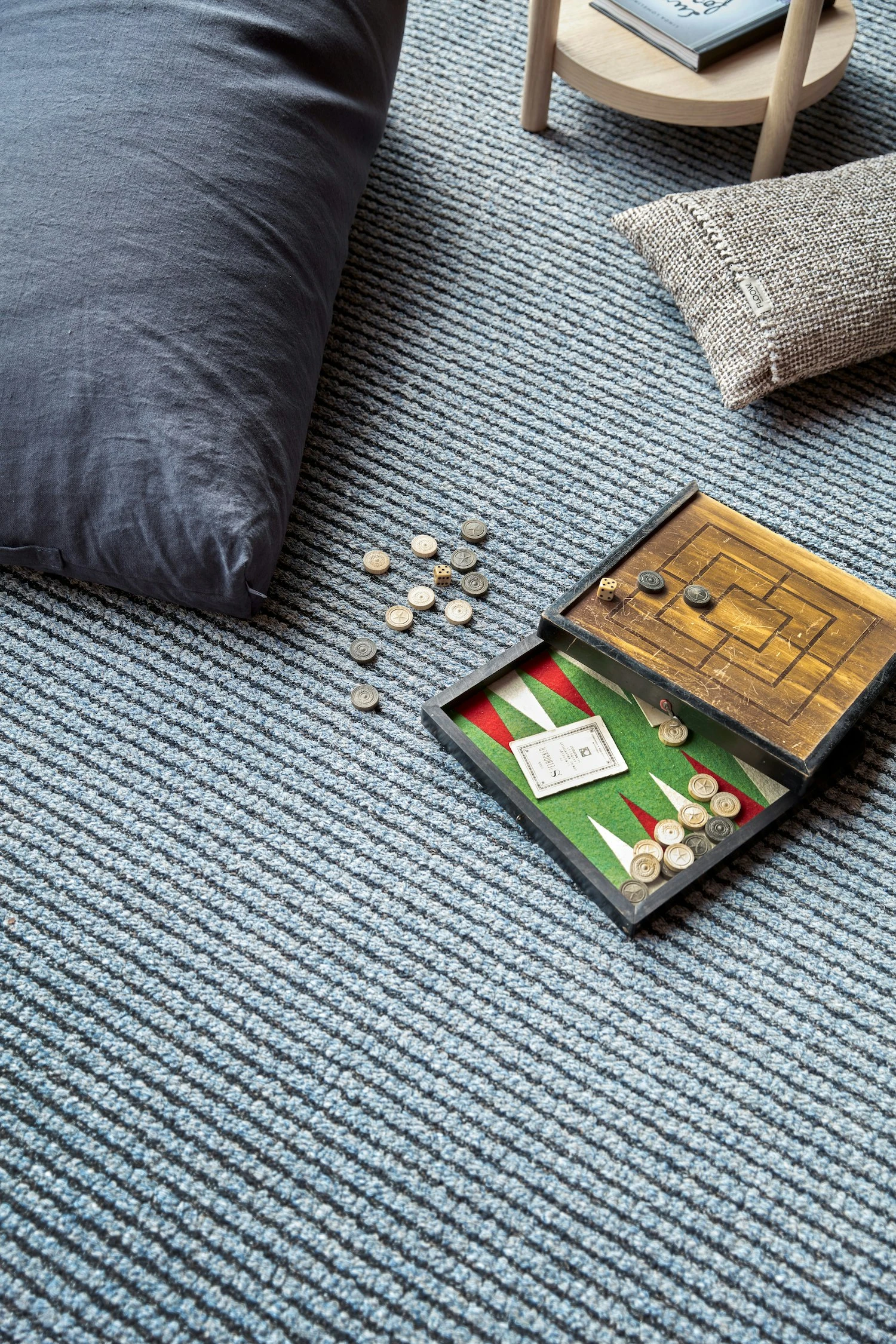 Cotton Vera Teppich 70x200 Cm, Blau 2 Cotton Vera Teppich 70x200 Cm, Blau – Bild 2