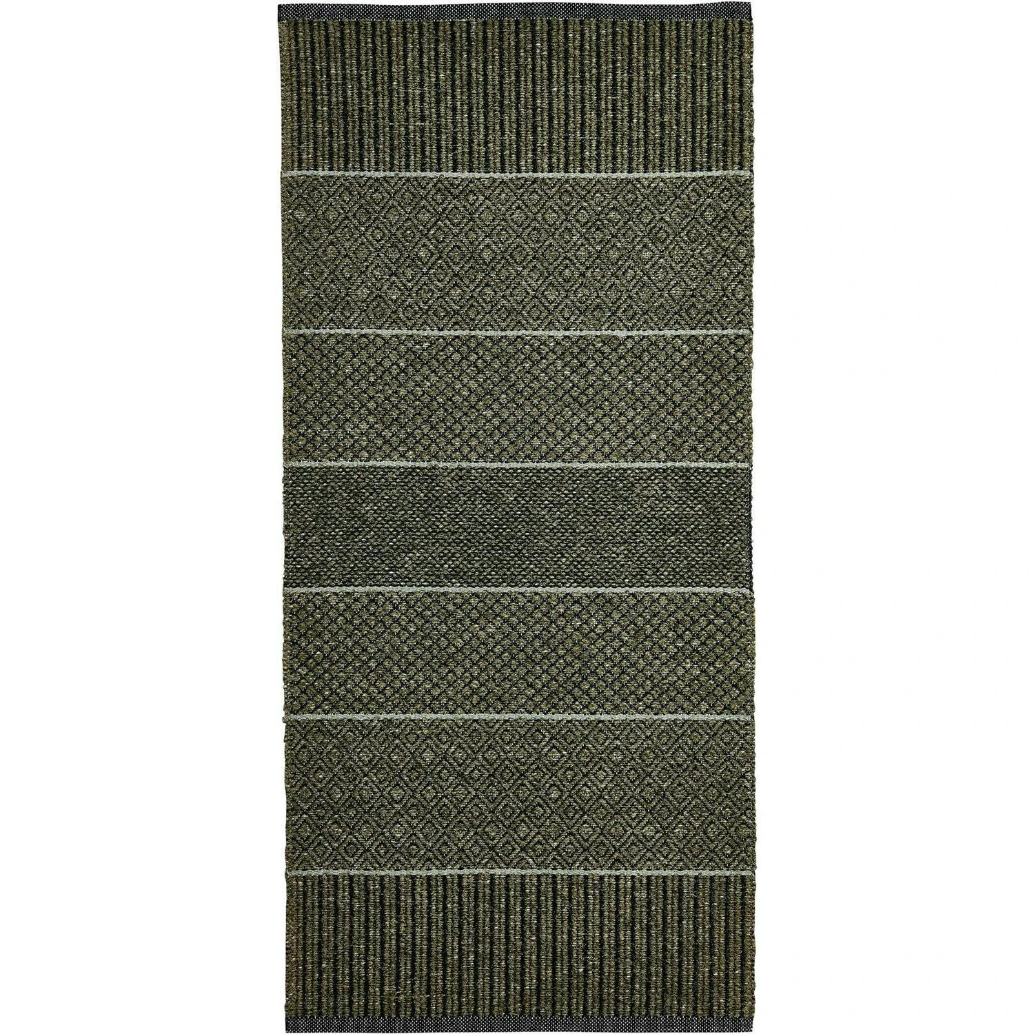 Mixed Alice Teppich 70x200 Cm, Olive 1 Mixed Alice Teppich 70x200 Cm, Olive