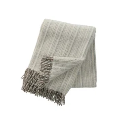 Klippan Yllefabrik Björk Plaid 130x200cm, Natur