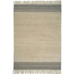 Linie Design Humble Act Wollteppich 170x240 Cm, Ivory