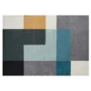 Linie Design Ometri Matte 200x300 Cm, Aqua