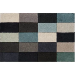 Linie Design Romina Fußmatte 50x80 Cm, Aqua