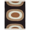 Marimekko Melooni Decke 130x170 Cm, Braun / Off-white / Dunkelblau