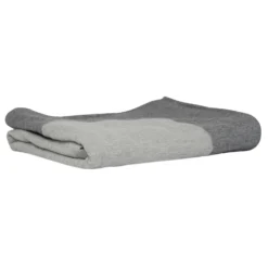 Mille Notti Honeysuckle & Tulip Plaid Grau, 130x220 Cm