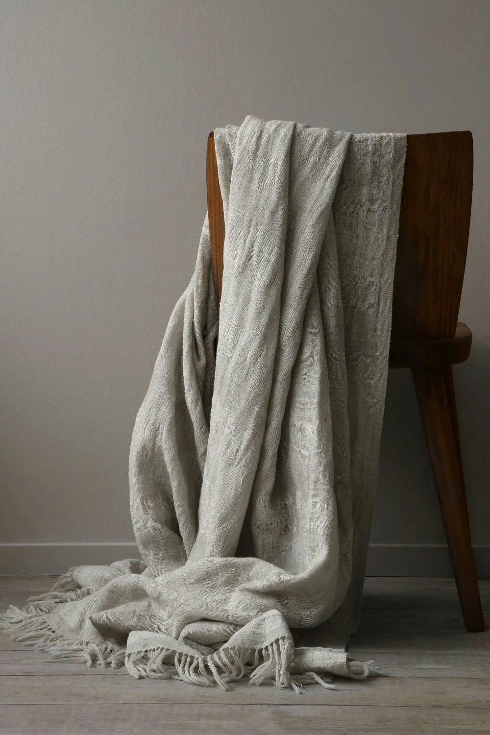 Nagano Tagesdecke / Plaid 130x220 Cm, Fayenceweiß 2 Nagano Tagesdecke / Plaid 130x220 Cm, Fayenceweiß – Bild 2