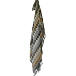 Nagano Tuch, 130x170 Cm, Multi/Grauy