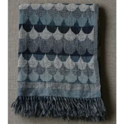 Nagano Plaid 130x170 Cm, Multi / Denim Blue