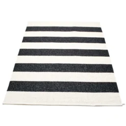 Bob Matte 140x220 Cm, Black/Vanilla