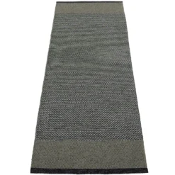 Edit Teppich Black / Charcoal / Granite Metallic, 85x260 Cm