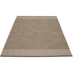 Edit Teppich Dark Brown / Dark Linen / Leinen Metallic, 140x200 Cm