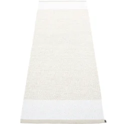 Edit Teppich Fossil / White / White Metallic, 85x260 Cm