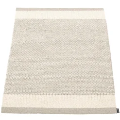 Edit Teppich Leinen / Vanilla / Stone Metallic, 60x85 Cm