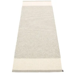 Edit Teppich Leinen / Vanilla / Stone Metallic, 70x200 Cm