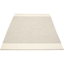 Edit Teppich Leinen / Vanilla / Stone Metallic, 140x200 Cm