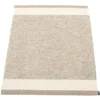 Edit Teppich Schlamm / Vanilla / Leinen Metallic, 60x85 Cm