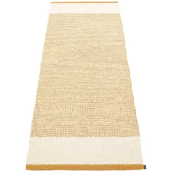 Edit Teppich Ocker / Vanilla / Beige Metallic, 85x260 Cm