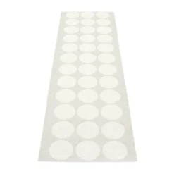 Hugo Matte 70x400 Cm, White Metallic/Fossil Grey