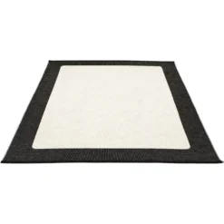 Ilda Teppich 180x180 Cm, Black / Vanilla