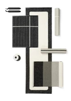 Ilda Teppich 70x180 Cm, Black / Vanilla -Hay || Linie Design || Bloomingville Verkäufe pappelina ilda black v rug 180x180cm 10 2