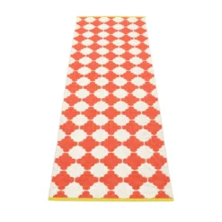 Marre Matte 70x225 Cm, Coral Red/Vanilla/Mustard
