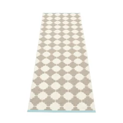 Marre Matte 70x225 Cm, Mud/Vanilla/Turquoise